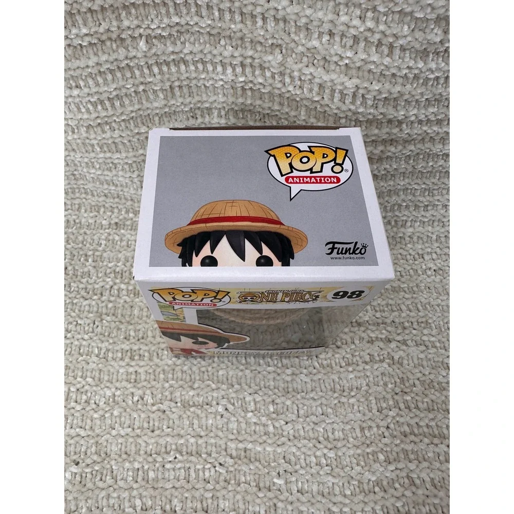 Funko Pop One Piece Monkey D Luffy 98 Vinyl Figure Anime Collectible Toy New Box